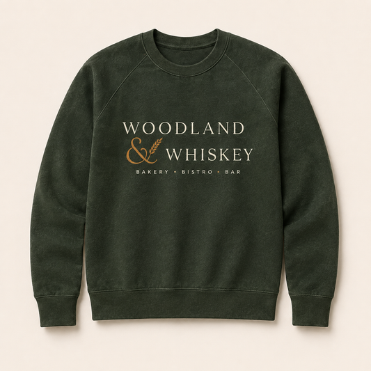 Woodland & Whiskey Crewneck Sweatshirt