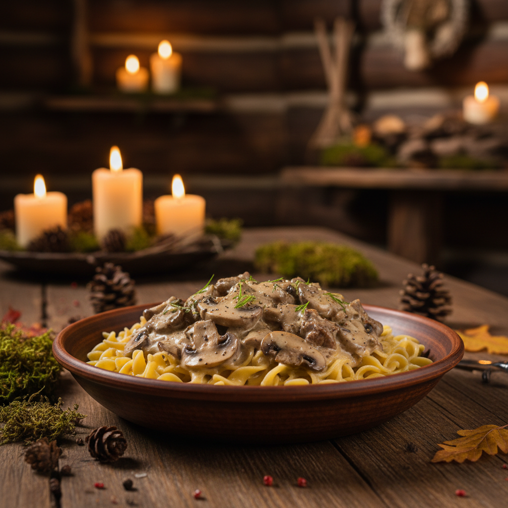 Beef Stroganoff
